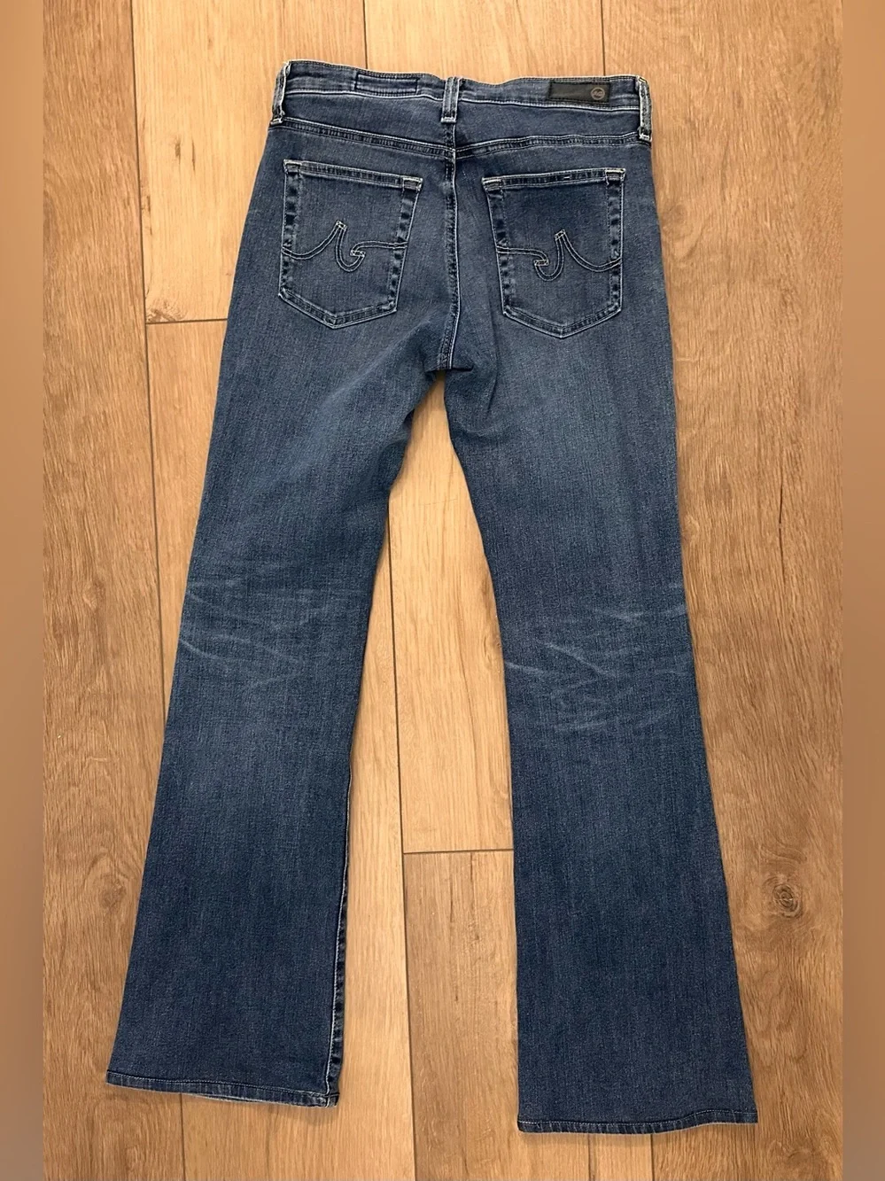 AG Adriano Goldschmied Dark Blue Flare Jeans